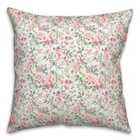 Floral Rabbit Easter Pillow