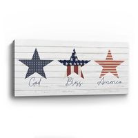 God Bless America Canvas Art Print