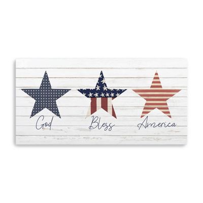 God Bless America Canvas Art Print