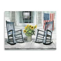 All American Seaside Canvas Art Print