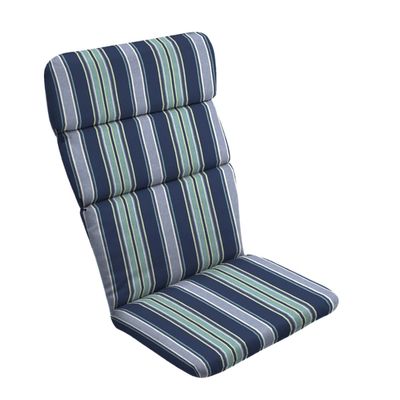 Sapphire Stripe Outdoor Adirondack Cushion