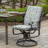 Millennial Leaf Luxe Outdoor Dining Chair Cushion