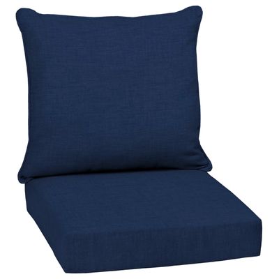 Sapphire Texture 2-pc. Outdoor Deep Seat Cushion