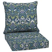 Sapphire Damask 2-pc. Outdoor Deep Seat Cushion