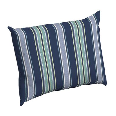 Sapphire Aurora Stripe Outdoor Lumbar Pillow
