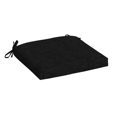Black Leala Texture Outdoor Seat Cushion
