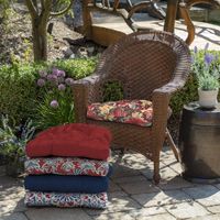 Ruby Tropical 2-pc. Outdoor Wicker Cushion Set