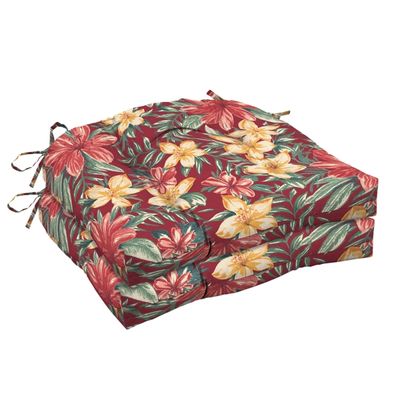 Ruby Tropical 2-pc. Outdoor Wicker Cushion Set