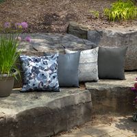 Garden Delight Outdoor Pillows, Set of 2