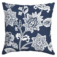 Sapphire Ashland Jacobean Outdoor Pillow