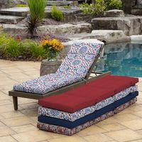 Clark Outdoor Chaise Cushion, 72 in.