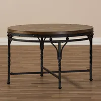 Antique Bronze Round Coffee Table