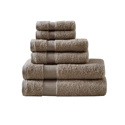 Gray Egyptian Cotton 6-pc. Towel Set