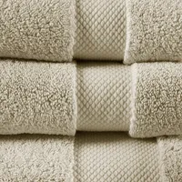 Taupe 6-pc. Cotton Bath Towel Set