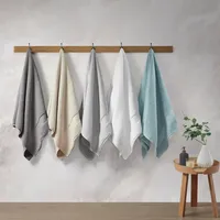 Taupe 6-pc. Cotton Bath Towel Set