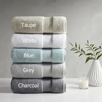 Taupe 6-pc. Cotton Bath Towel Set