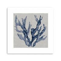 Linen Sea Coral IV Canvas Art Print