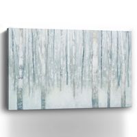 Winter Blue Birch Canvas Art Print, 60x40 in.