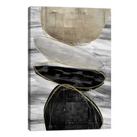 Stagger Abstract Canvas Art Print