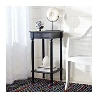 Classic Black Tegan Square Accent Table