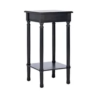 Classic Black Tegan Square Accent Table