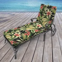 Ava Tropics Folding Outdoor Chaise Cushion