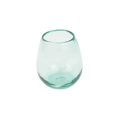 Teardrop Stemless Wine Glasses, Set of 6