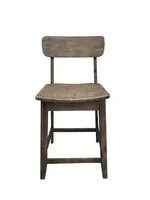 Solid Acacia and Rubberwood Counter Stool