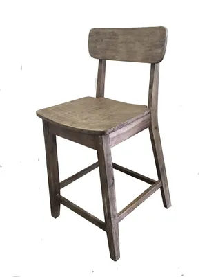 Solid Acacia and Rubberwood Counter Stool