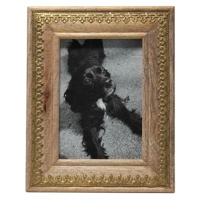 Boho Bronze Clad Mango Wood Picture Frame