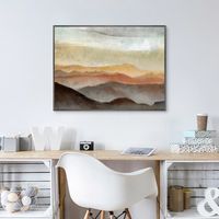 Layered View II Framed Canvas Art Print, 40x30 in.