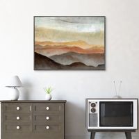 Layered View II Framed Canvas Art Print, 40x30 in.