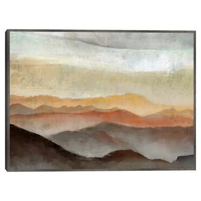Layered View II Framed Canvas Art Print, 40x30 in.