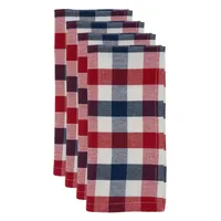 Patriotic Gingham 4-pc. Napkin Set