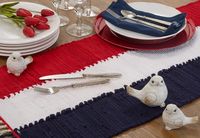 Patriotic Wide Stripe Table Runner