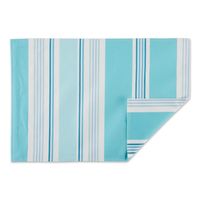 Blue Beach House Stripe Placemats, Set of 6