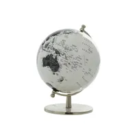 Black and White Aluminum Globe