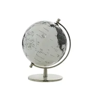 Black and White Aluminum Globe