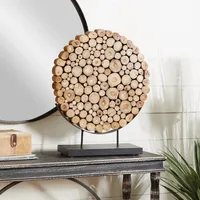 Teak Wood Stumps Abstract Figurine