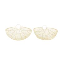 Gold Metal Wire Baskets, Set of 2