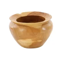 Natural Teak Wood Banga Bowl