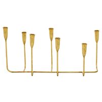 Gold Iron Taper Candle Holder