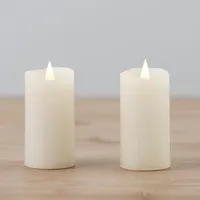Ivory LED Soft Flame Votive Candle, Set of 2