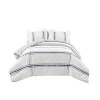 Navy Stripe 3-pc. Full/Queen Comforter Set