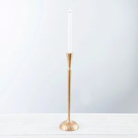 Gold Metal Taper Candle Holder
