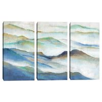 Layered View I Canvas Art Prints, Set of 3