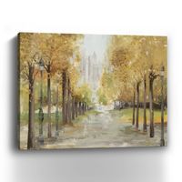 Golden Pathway Canvas Art Print, 30x24 in.