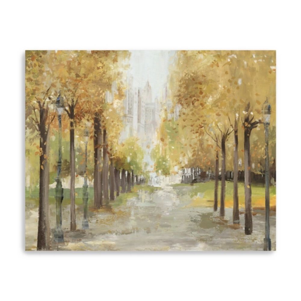 Golden Pathway Canvas Art Print, 30x24 in.