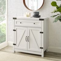 White Barnwood Style Wooden Cabinet