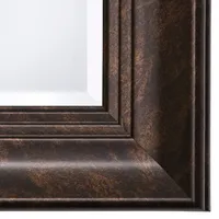 Dark Bronze Rectangular Frame Wall Mirror